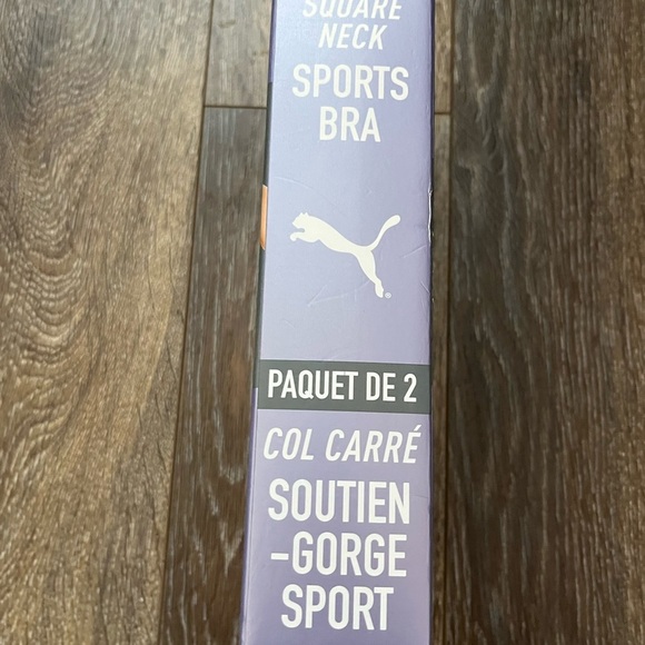 Puma Sports Bra 2-Pack - White and Black - Picture 4 of 5